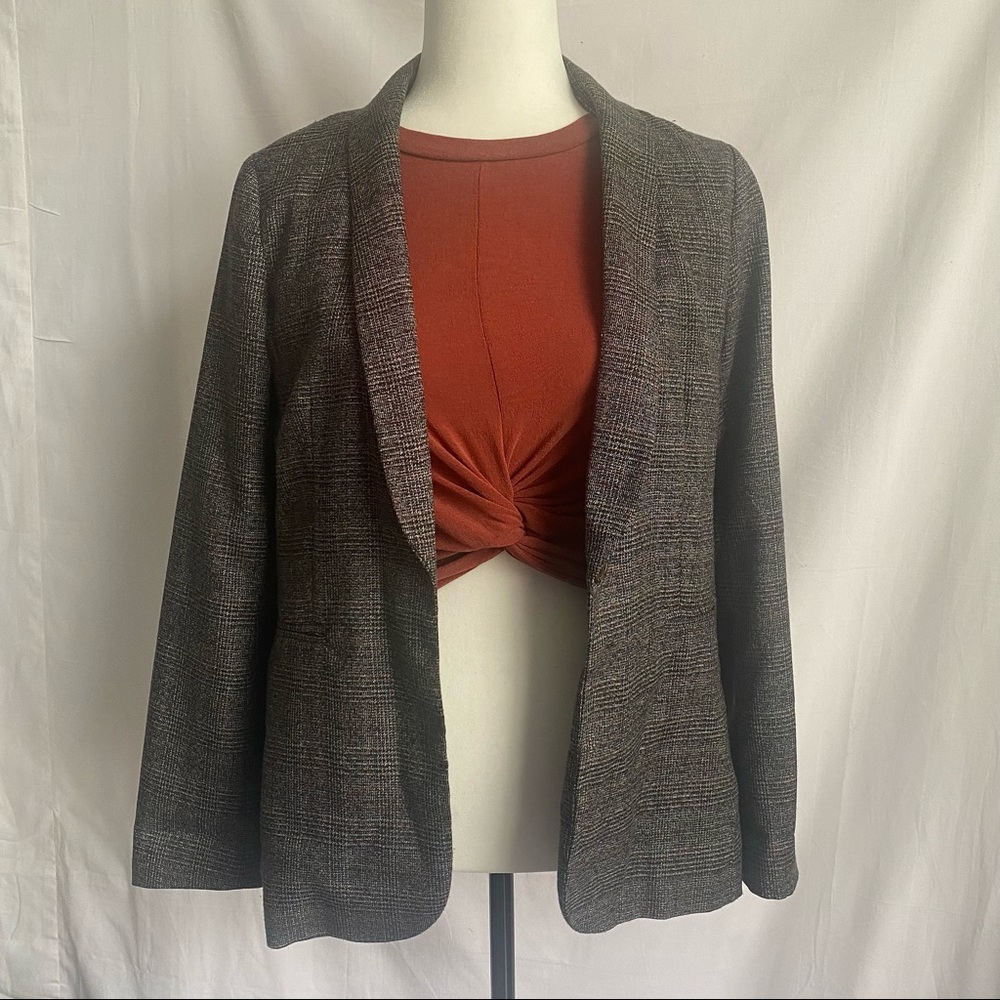 Vintage Dark Grey Blazer